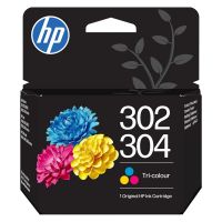 hp 302304 cartucho de tinta original tricolor compatible con impresoras deskjet envy y officejet