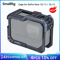 smallrig para gopro hero 12 91011 kit vlog de jaula negra compatible con el filtro de lente lente maxima en la camara con zapata fria -3084c