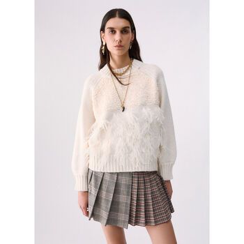 Liu Jo Jersey Punto con plumas y lentejuelas para mujer