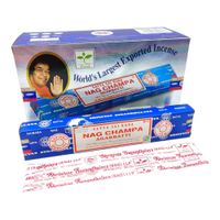 incienso nag champa satya r 12 cajas de 15g 100 original r aroma relajante para meditacion y yoga