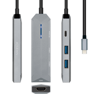 aisens asuc-4p002-gr base para portatil y replicador de puertos alambrico usb 32 gen 1 31 gen 1 type-c