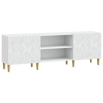 Mueble De Tv 150 X 31 X 50 Cm Blanco Madera De Ingeniería Vidaxl