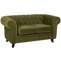 sofa verde 160x82x76h cm