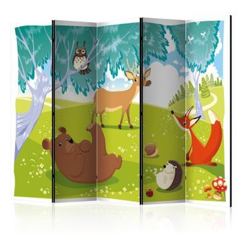 Biombo - Funny Animals Ii (225x172 Cm)