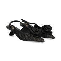 exe zapatos de tacon bajo mujer - negro talla 40