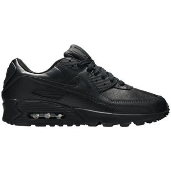 Nike Zapatillas Air Max 90 Leather Triple Black para hombre