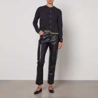 maxco gallico tweed cardigan and top set - xl