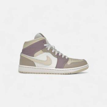 Nike Zapatillas altas 1 Mid Light Orewood Brown Taupe Grey (Women's) para mujer