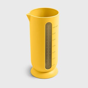 Jarra graduada en polipropileno amarillo opaco 0,7 litros