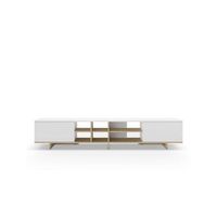 mueble para television celia con 2 puertas y 6 huecos