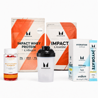 impact week protein bundle - lemon  lime - 30raciones - unflavoured
