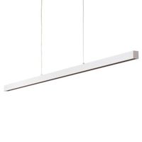 lampara colgante lineal led 42w aluminio blanco seleccionable iluminacion doble cara funky sly blanco seleccionable calido-neutro 2700k - 3500k-4000k