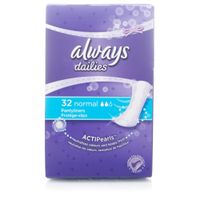 always dailies normal pantyliners