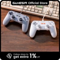 gamesir tegenaria lite - control de juego con cable motores de vibracion dobles palancas con efecto hall frecuencia de sondeo de 1000 hz para nintendo switch 2 pc