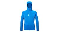 sudadera polar millet fusion grid hoodie azul para hombre