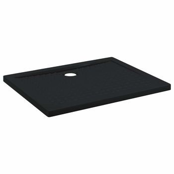 Bandeja Base De Ducha Con Puntos 100 X 80 X 4 Cm Abs Negro Vidaxl