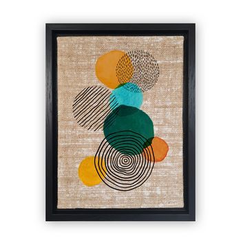 Pintura Decorativa Lienzo Lsj219362251114-4666 Multicolor 46x66 Cm