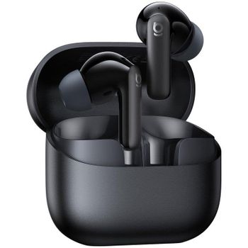 Auriculares Baseus Bass BP1 NC inalámbricos Bluetooth con Cancelación de Ruido, Micrófono IA y resistencia IP55, negros