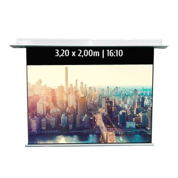 Kimex Pantalla de Proyección Eléctrica Empotrable 3.20x2m 16:10 con WiFi