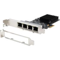 tarjeta de red exsys ex-6083 pci express x1 1 gbits 4 puertos rj45 low profile
