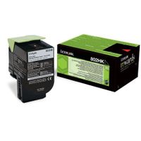 lexmark 802hk original black high capacity return program toner cartridge 80c2hk0