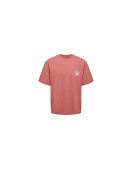 Camiseta Only & Sons Onskasen Rlx Dusty Cedar Hombre