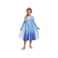 disfraz disney frozen disfraz elsa de viaje basico  s 5 - 6