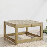 taburete de jardin  otomana de jardin  reposapies de jardin madera de pino impregnada cfw87175