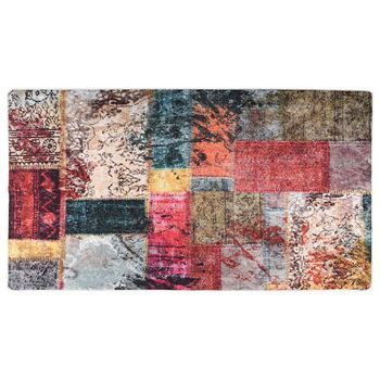 Alfombra Lavable Patchwork Multicolor 190x300 Cm Vidaxl