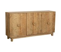 aparador de madera marron 175x43x90 cm