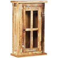 armario de pared de madera maciza reciclada 44x21x72 cm vidaxl