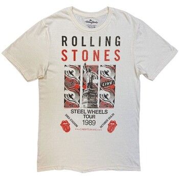 The Rolling Stones Camiseta Steel Wheels Tour 1989 para mujer