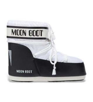 Moon Boot para mujer. 80D1409340 Botas Icon Low Nylon blanco (42/44), Plano, Ninguno, Casual, Nieve