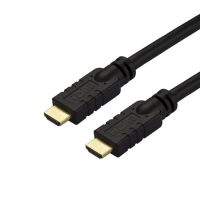 startech cable hdmi con ethernet de alta velocidad activo 4k cl2 para instalacion en pared 15m