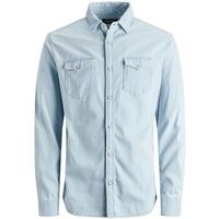 jack  jones camisa manga larga 12138115 sheridan-light blue para hombre
