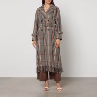 weekend max mara gommoso wool-blend coat - uk 10
