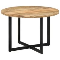 mesa de comedor madera maciza de mango 110x75 cm vidaxl
