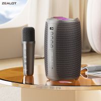 maquina de karaoke zealots61 altavoz bluetooth portatil con 1-2 microfonos inalambricos bluetooth 53 regalos para cantar en familia