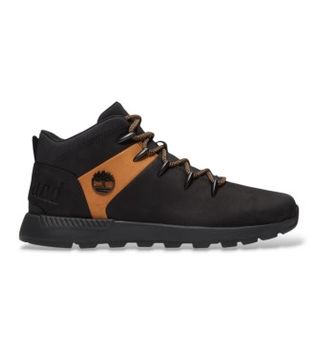 Timberland para hombre. TB0A6DQDEMJ1 Zapatillas altas Mid Lace Up negro (46), Plano, Nobuck, Cordones, Casual