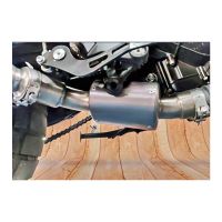 tubo de escape benelli leoncino 800 trail decatalizador inox mass