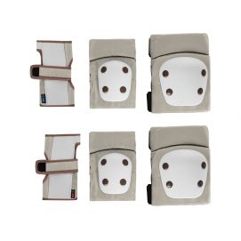 Protectores para rodillas y codos Beige