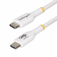 cable usb-c startechcom usb2epr1mw 1 m 240w pd epr blanco carga rapida