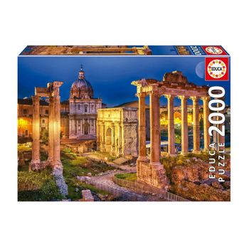 Educa - Puzzle de 2000 Piezas Foro Romano. Incluye Pegamento Fix Puzzle.+ 14 años Educa 19619