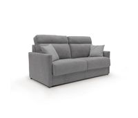 margot sofa cama convertible en tela suave impermeable 196 cm mat 160x197 gris