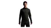 camiseta termica gore wear training negra hombre 1 4 zip
