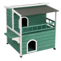 cat house with sunroof - 915 x 71 x 82 cm l x w x h