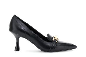 escote de piel con pinza black 41