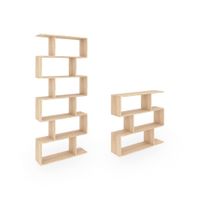 pack estanteria de diseno modular melamina roble canadian