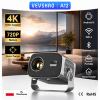mini proyector led vevshao proyector de video portatil para uso domestico con conexion wifi