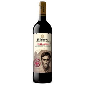 19 Crimes Tempranillo 75 Cl  Vino Tinto  (pack De 6 Unidades)